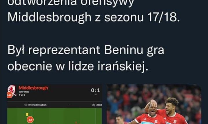 Barca może odtworzyć atak Middlesbrough z sezonu 2017/18! xD